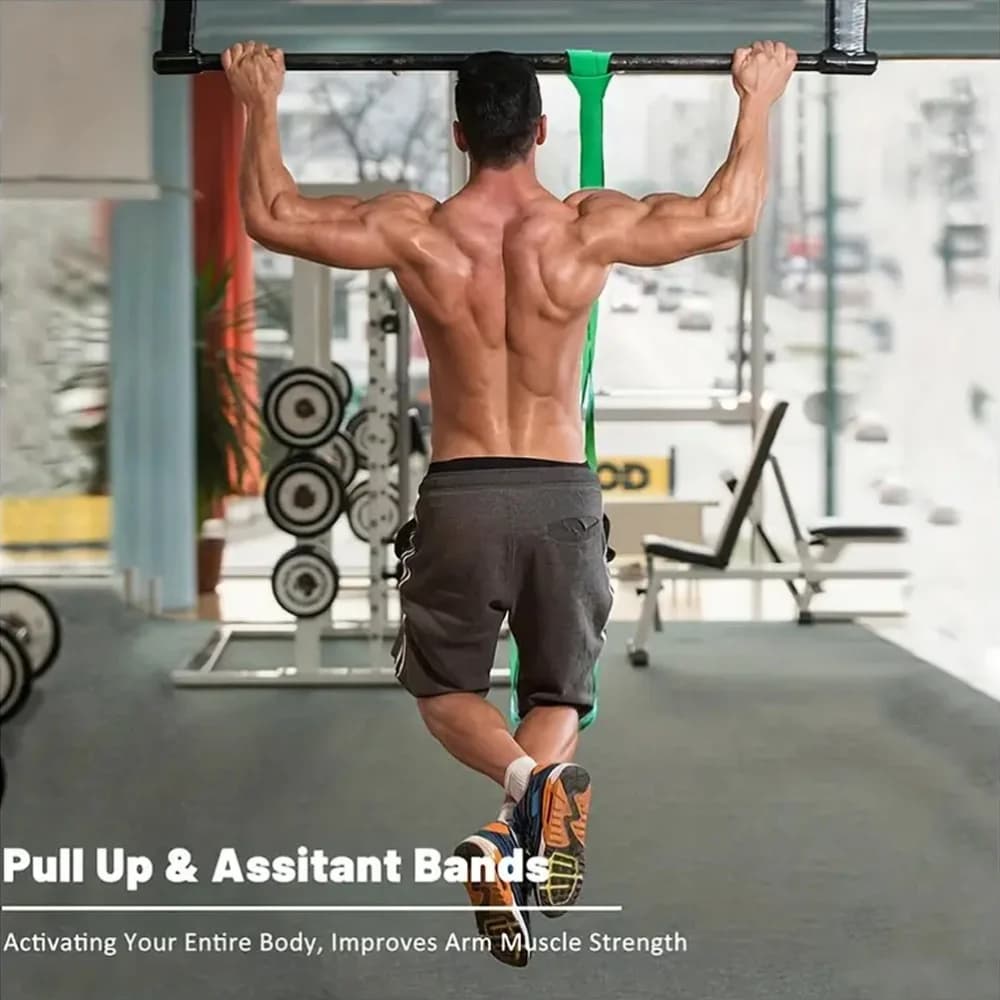 resistance Bands, Stackable TPE Resistance Bands for Strength Training, Fitness, Workout, Stretching, Home Gym and More