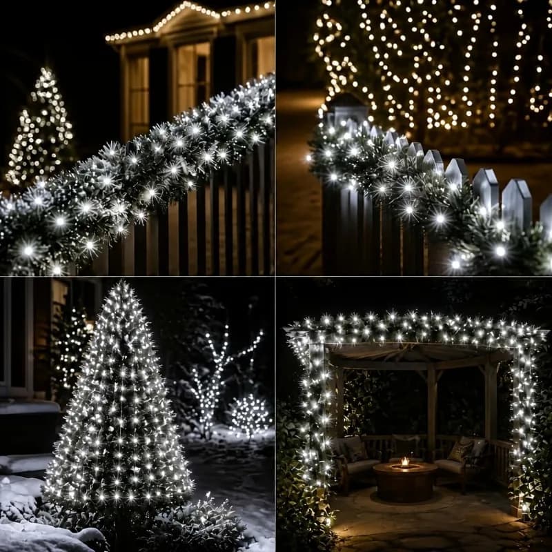 Solar LED String Light with 8 Modes