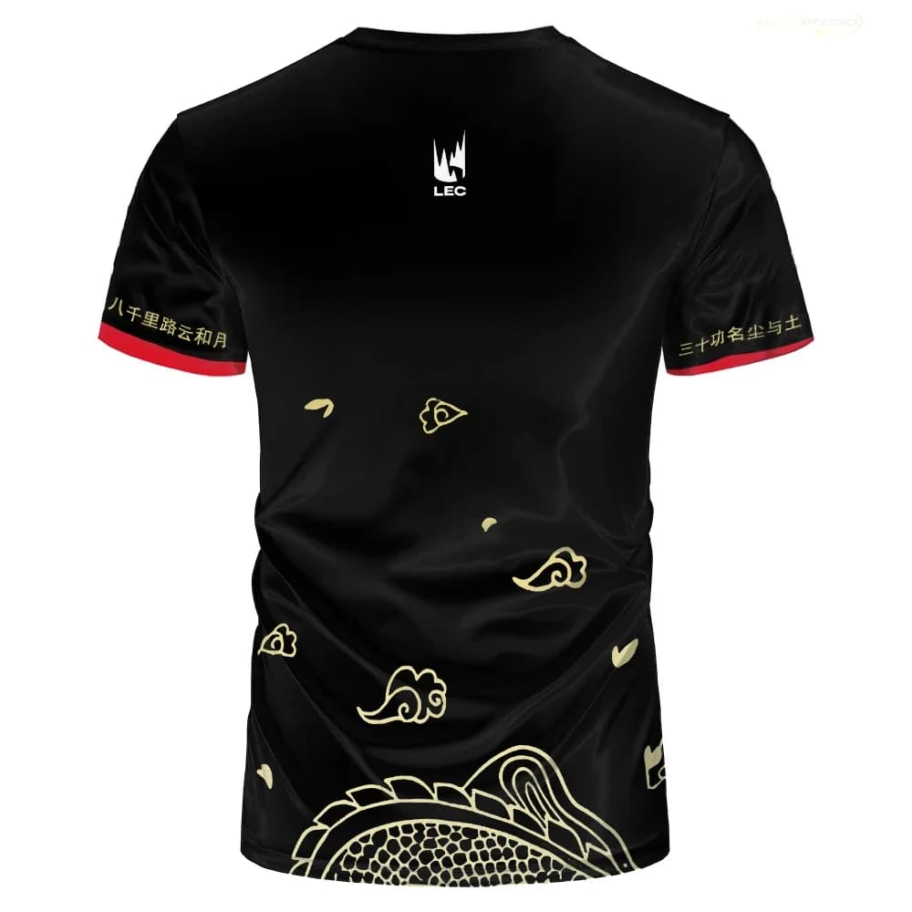 Esports Team Uniform G2 Sports T-shirt National Sport Games Jersey Men T shirts O-Neck Breathable Quick Dry Oversized Tees