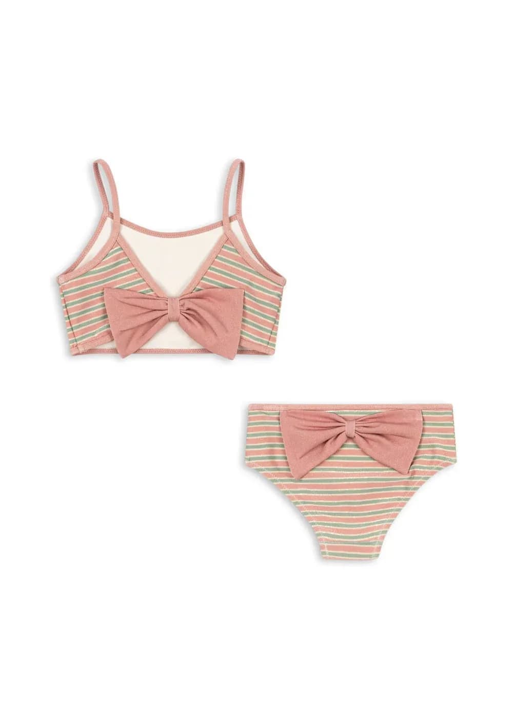 Girls Ruffled Lace Swimsuit Set