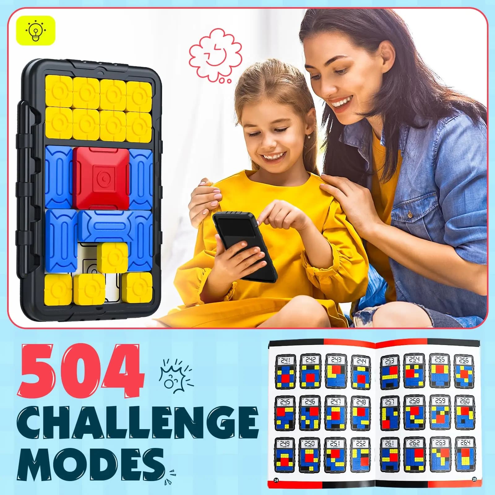 Slide Block Puzzle Brain Teaser Game