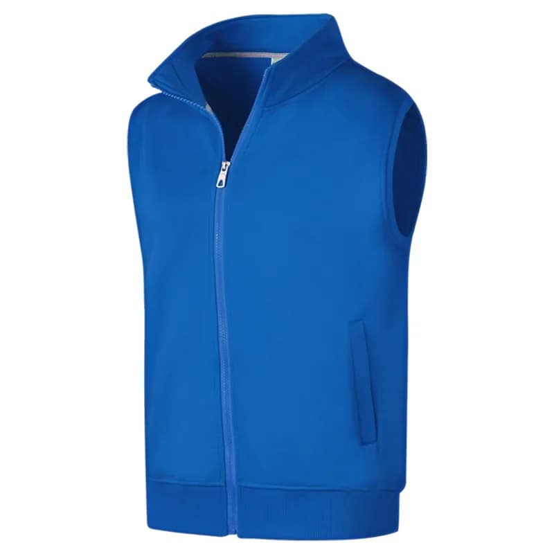 Monochrome Velvet Fleece Vest