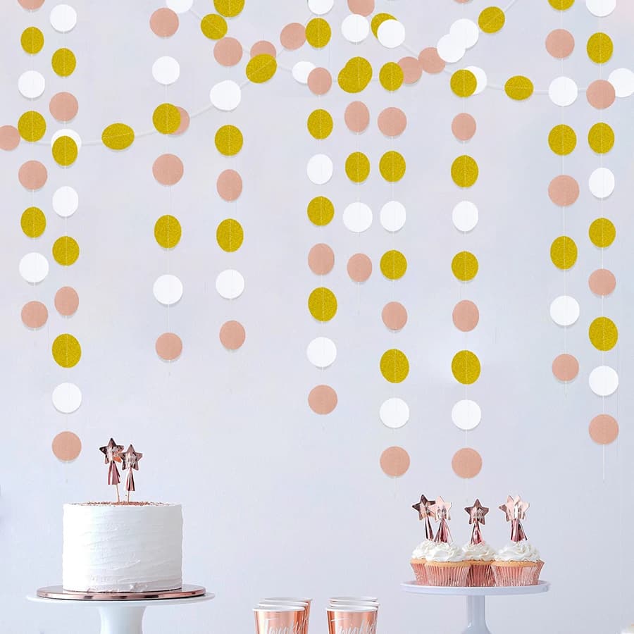 Pink Girl Birthday Party Decoration Set