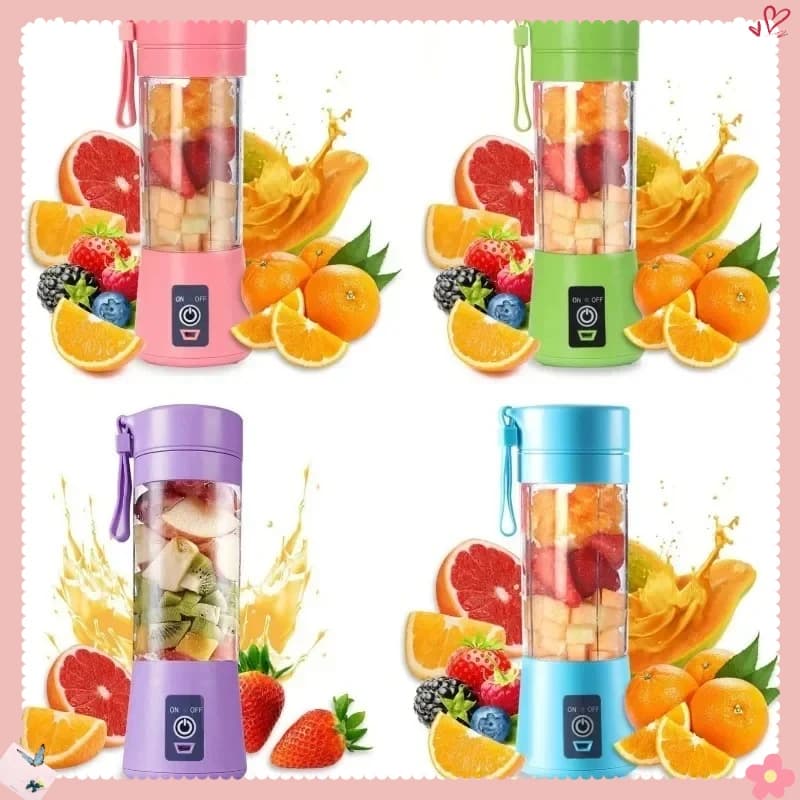 Portable Rechargeable Handheld Blender Mini Fruit Juicer Cup Electric Travel Mixer for Smoothies Milkshakes