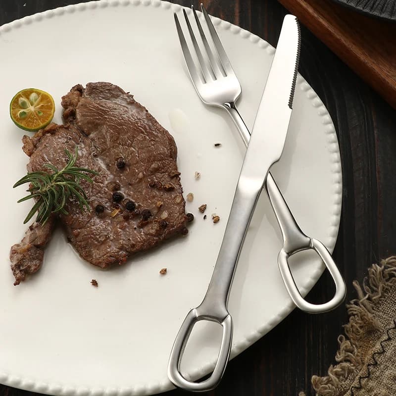 Western Dining Utensils Three-Piece Set