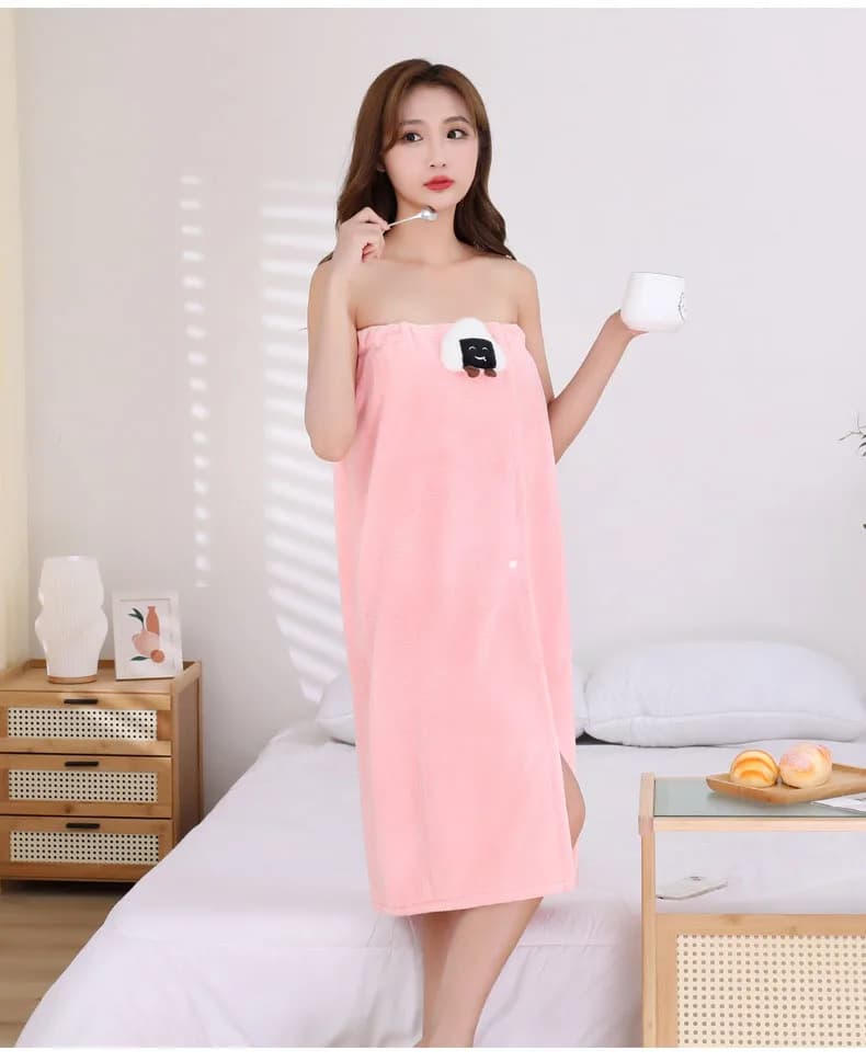 Absorbent Quick-Dry Bath Towel Wrap Skirt