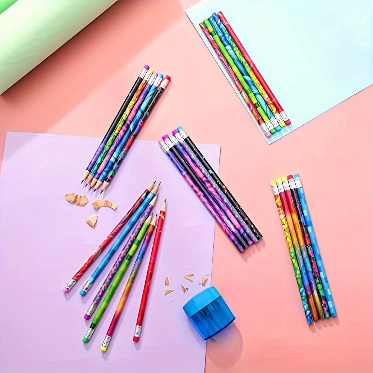 Wooden Pencils with Erasers