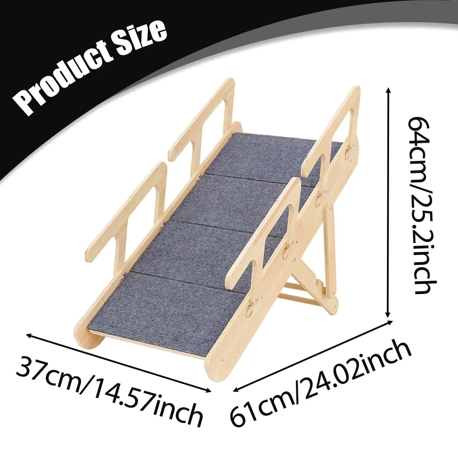 Foldable Wooden Pet Stairs