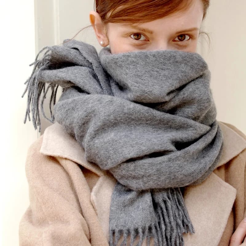 Women's 100% Wool Winter Scarf