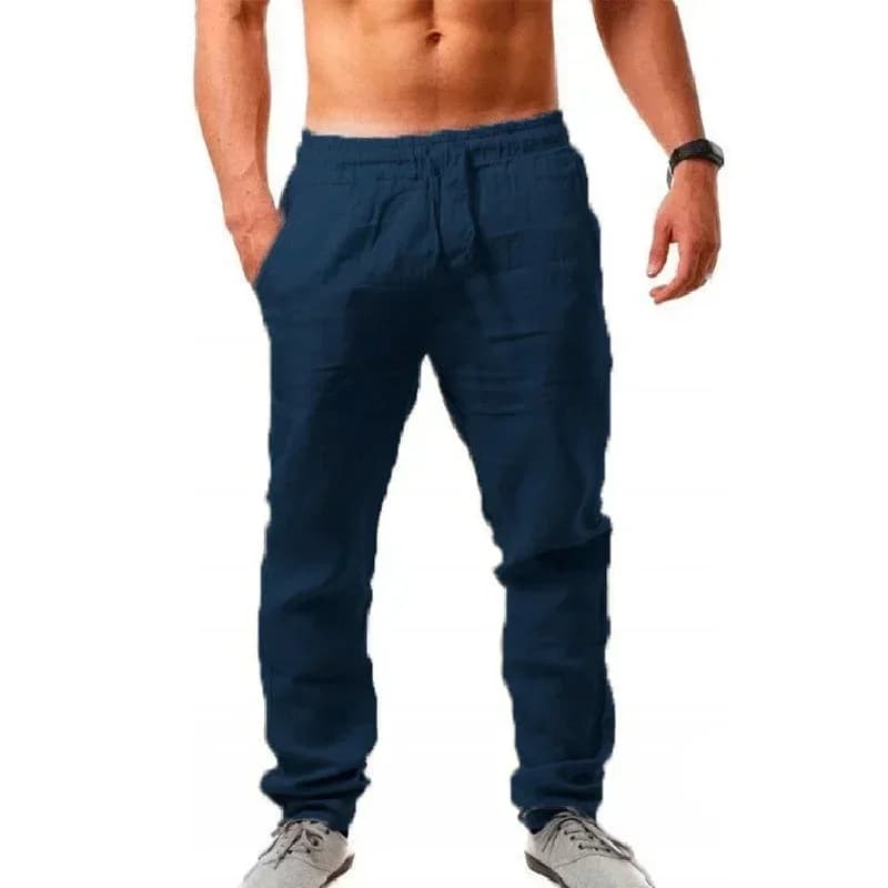 Men's Baggy Cotton Linen Casual Pants