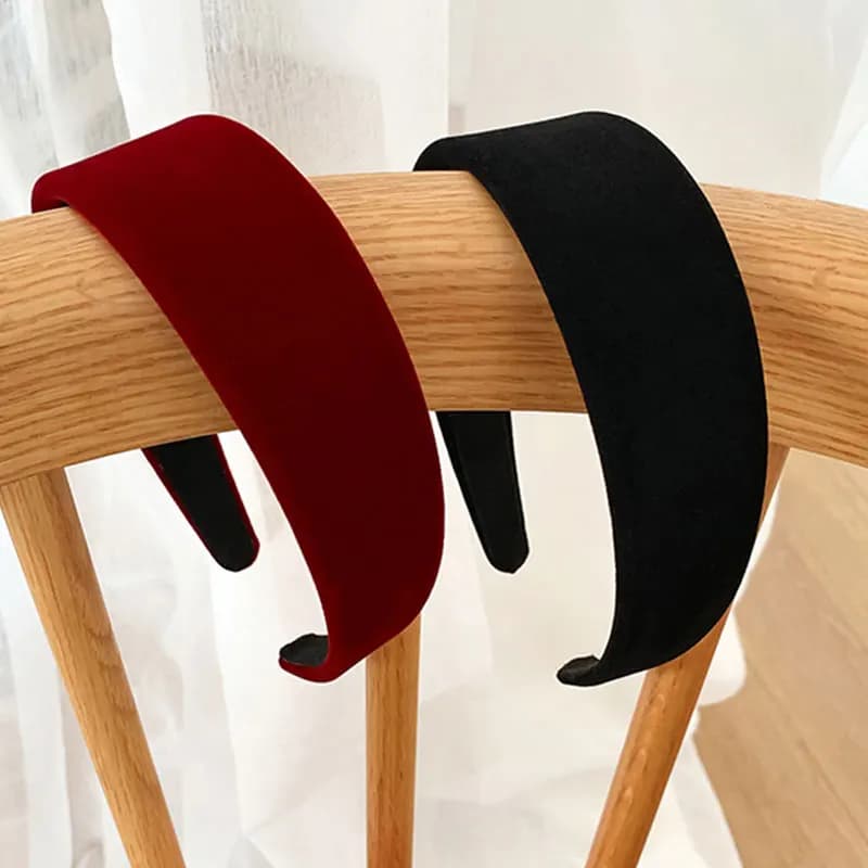 Wide Velvet Hair Hoops Headband