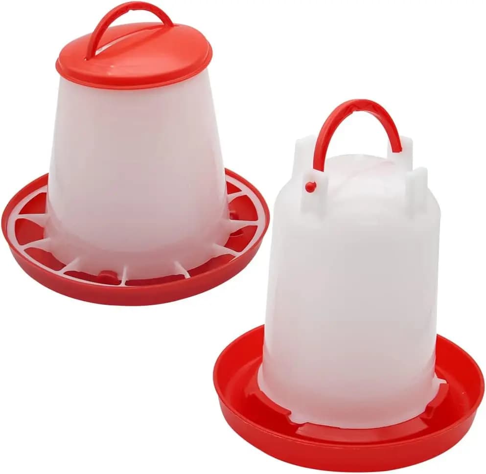 Chicken Feeder and Waterer Set