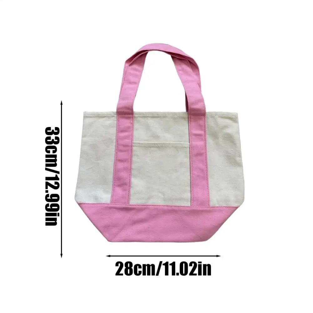 Canvas Minimalist Commuter Tote Bag