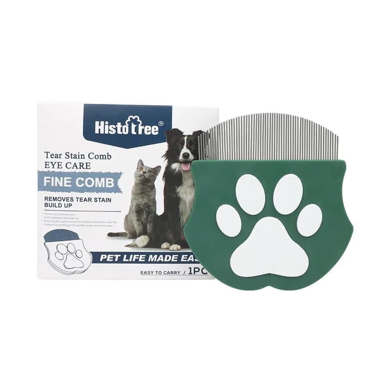 Pet Grooming Comb with Curved Design