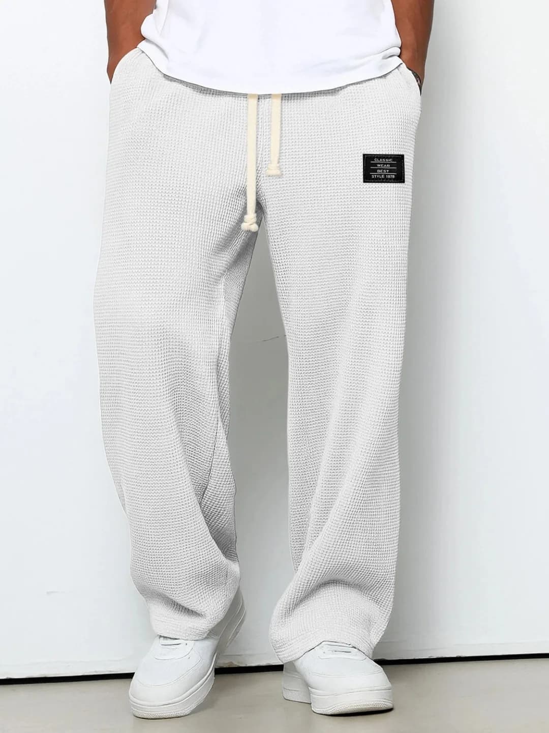 Men's Casual Wide-Leg Sweatpants