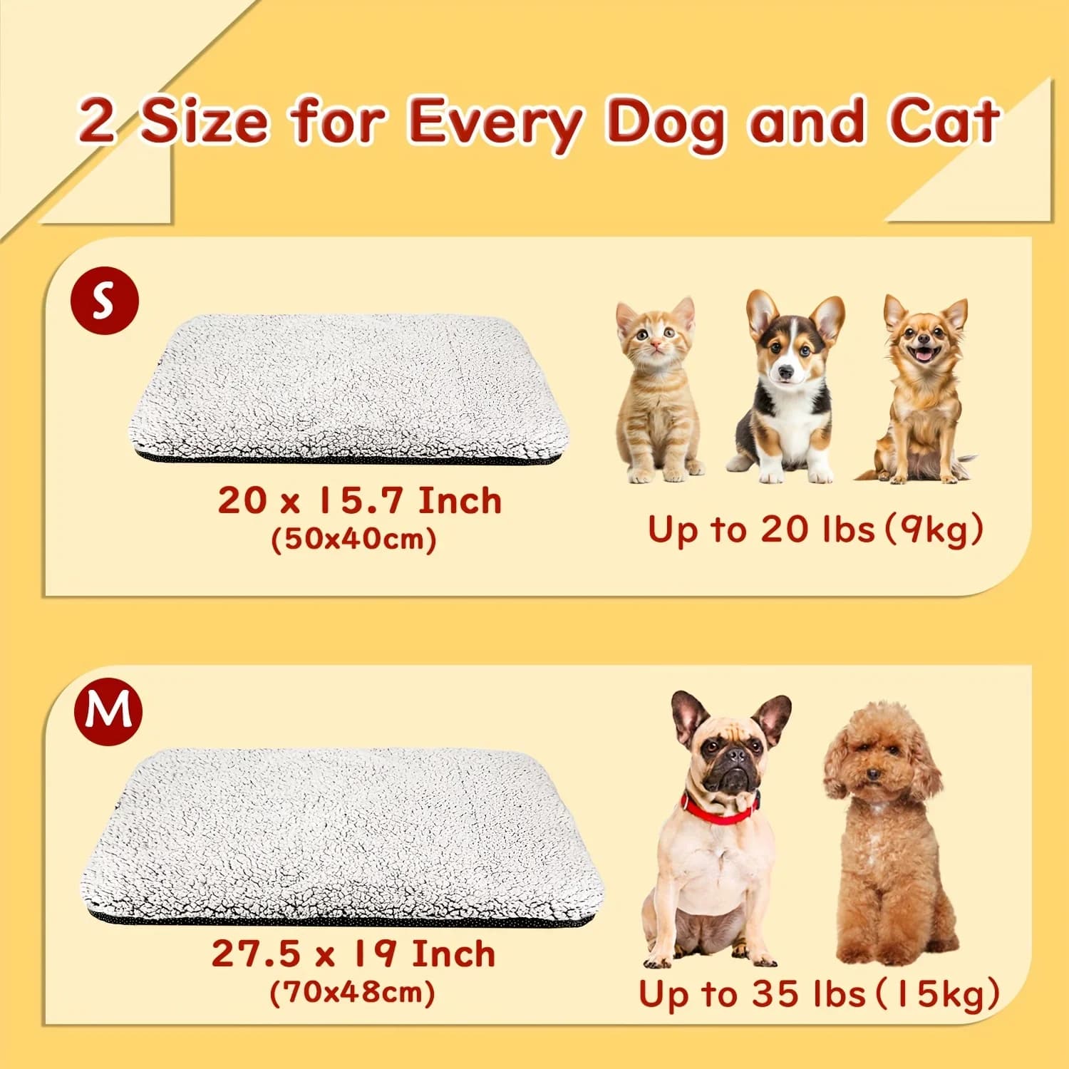 Self-Heating Pet Pad Blanket