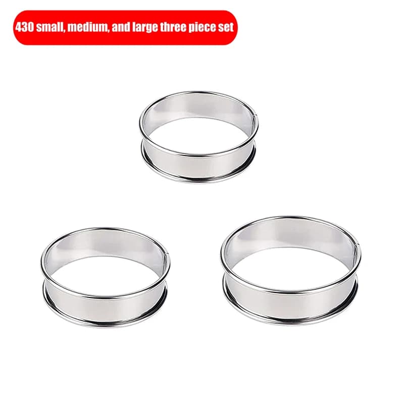 Stainless Steel Muffin Ring Molds