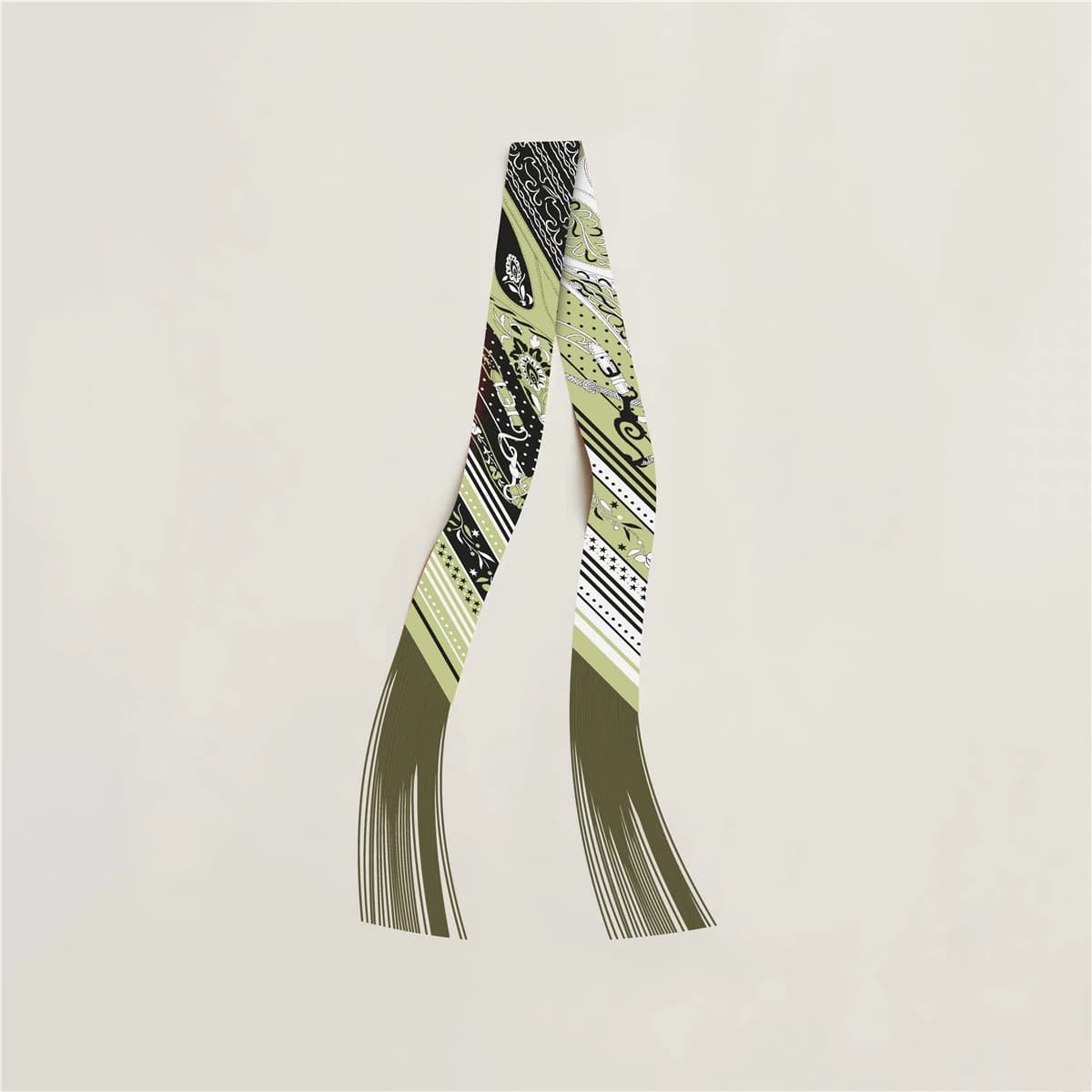 Tassel Scarf Fashion Design Women Scarf Brand Silk Scarf Hair Headband Foulard Skinny Bag Scarves Neckerchief Handbag Decoration