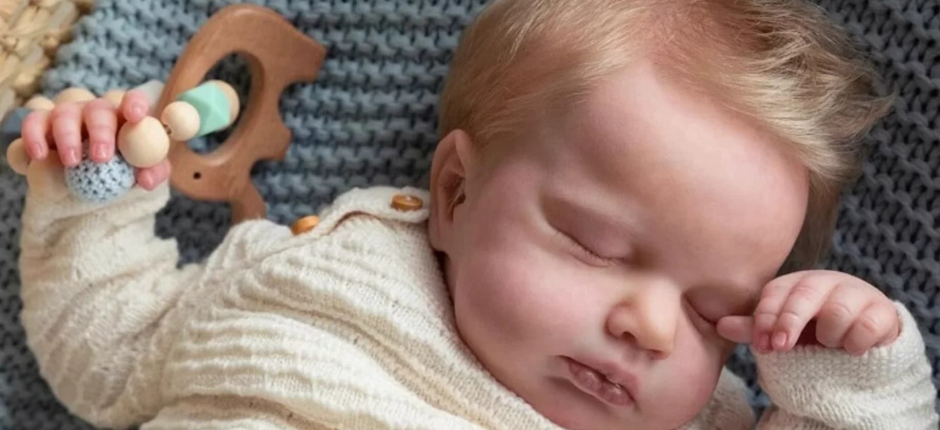 19 Inch Handmade Reborn Boy Doll