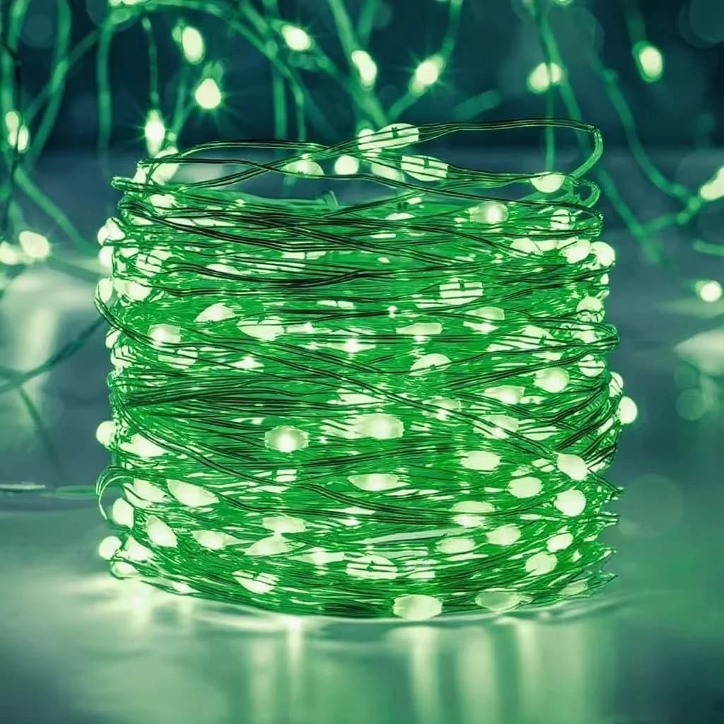 Battery Powered 10/20/30/50/100LEDs String Lights  Copper Wire Light for Holiday Lighting Camping Flower Wedding Christmas Decor
