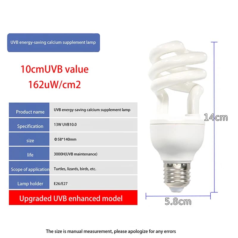 Reptile UVB Heating Lamp 5.0/10.0