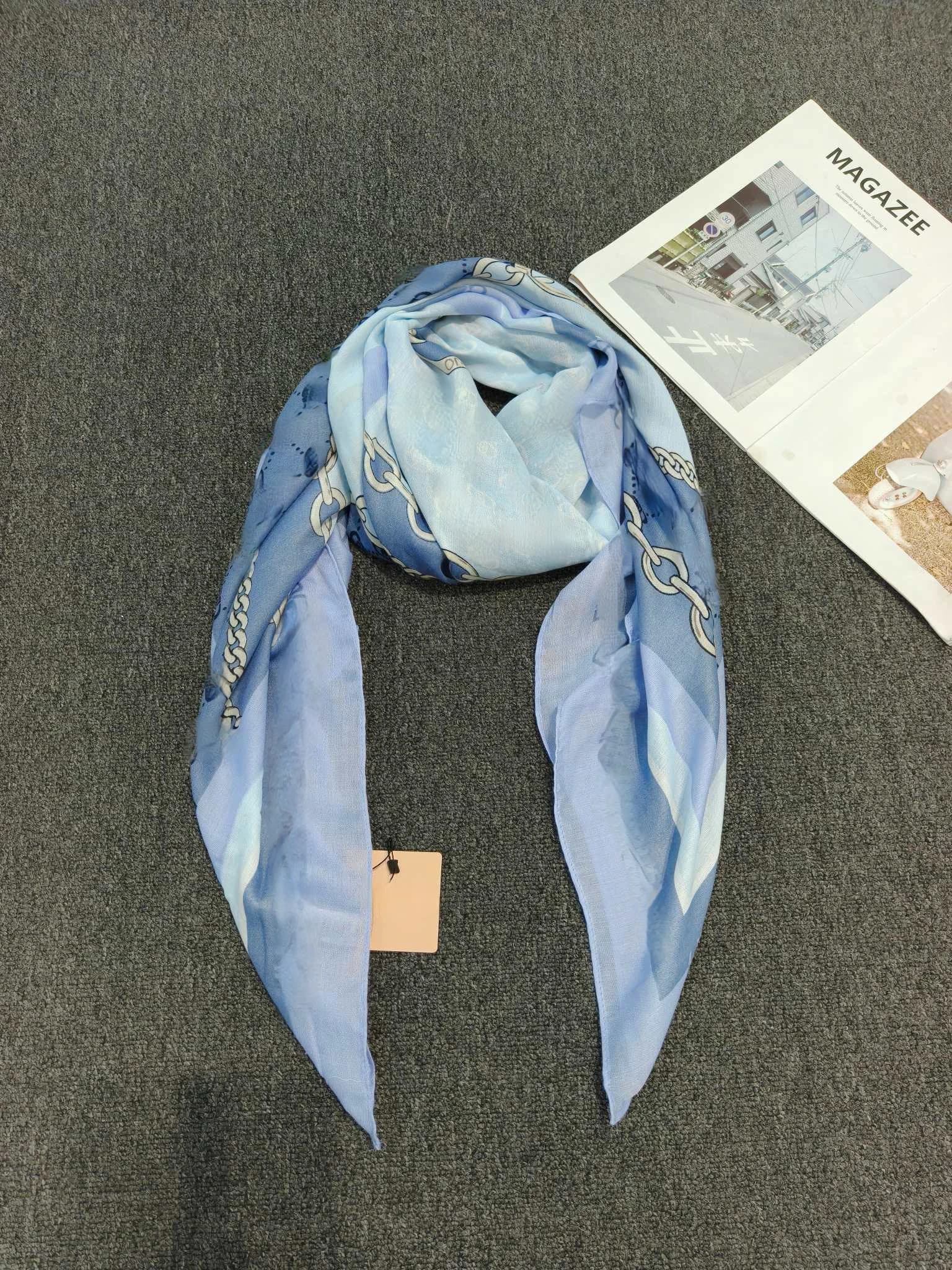 European, American, Italian original scarf with printed temperament, versatile shawl, sun shading, warm and soft new style 11