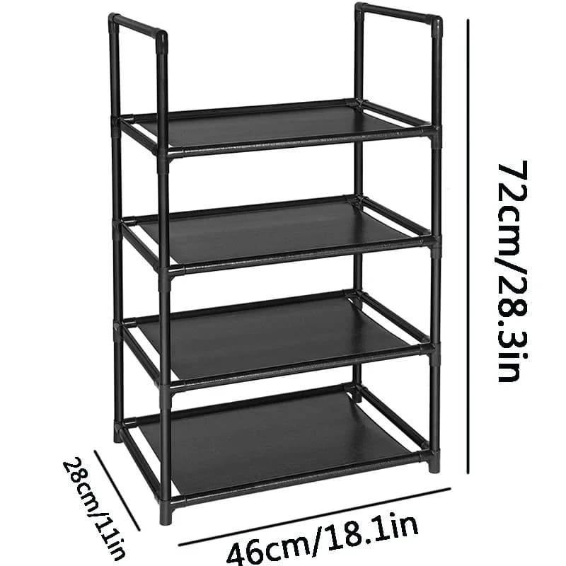 Heavy Duty Steel Shoe Rack 25 Pairs