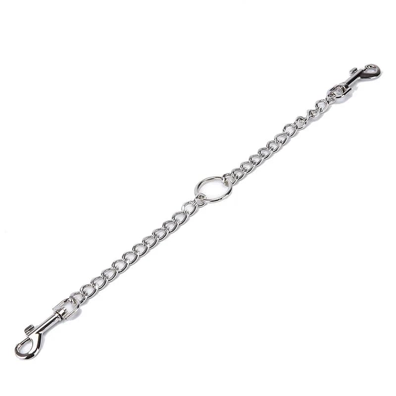 Double Dog Leash Coupler Stainless Steel