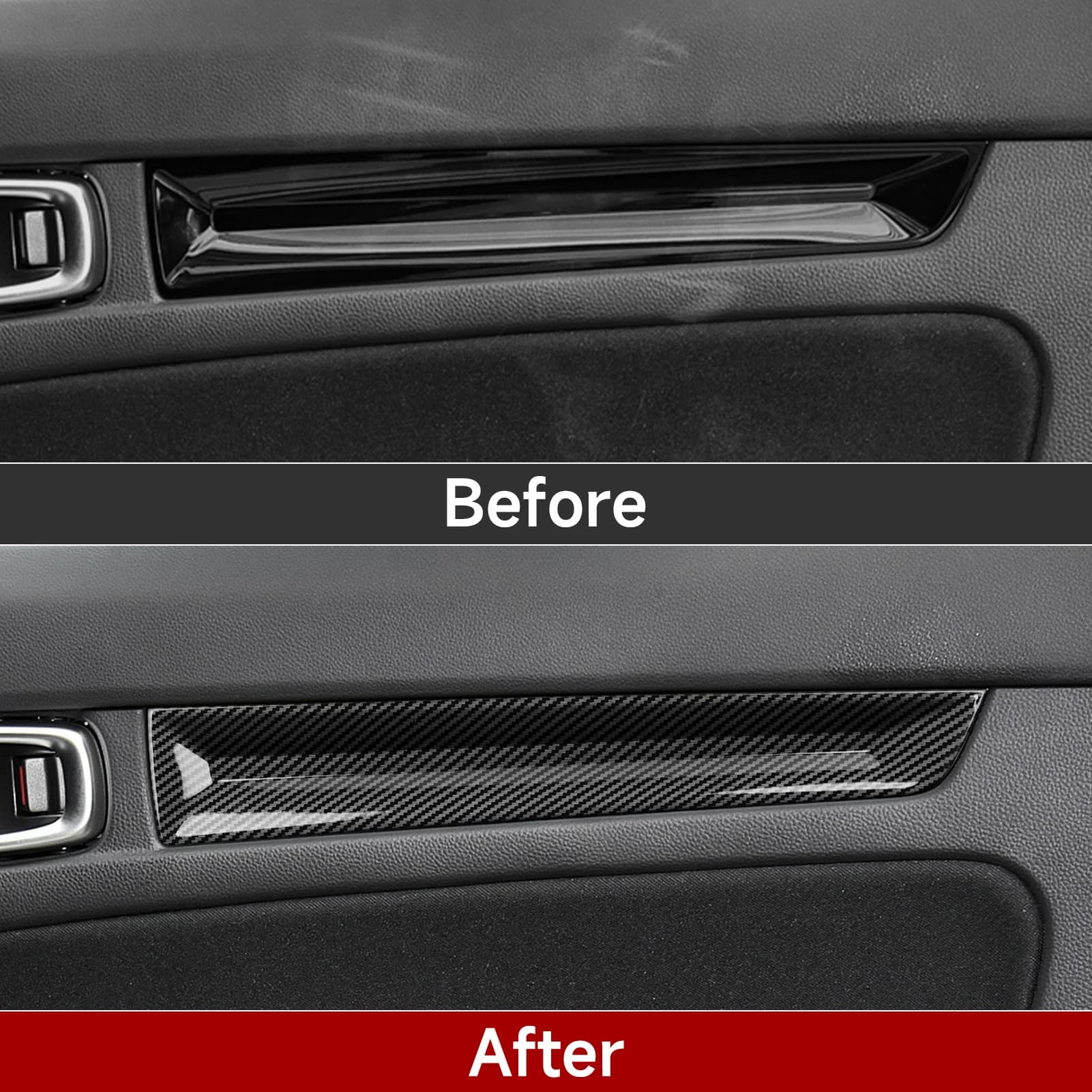 Honda Civic 11th Gen Carbon Fiber Door Trim