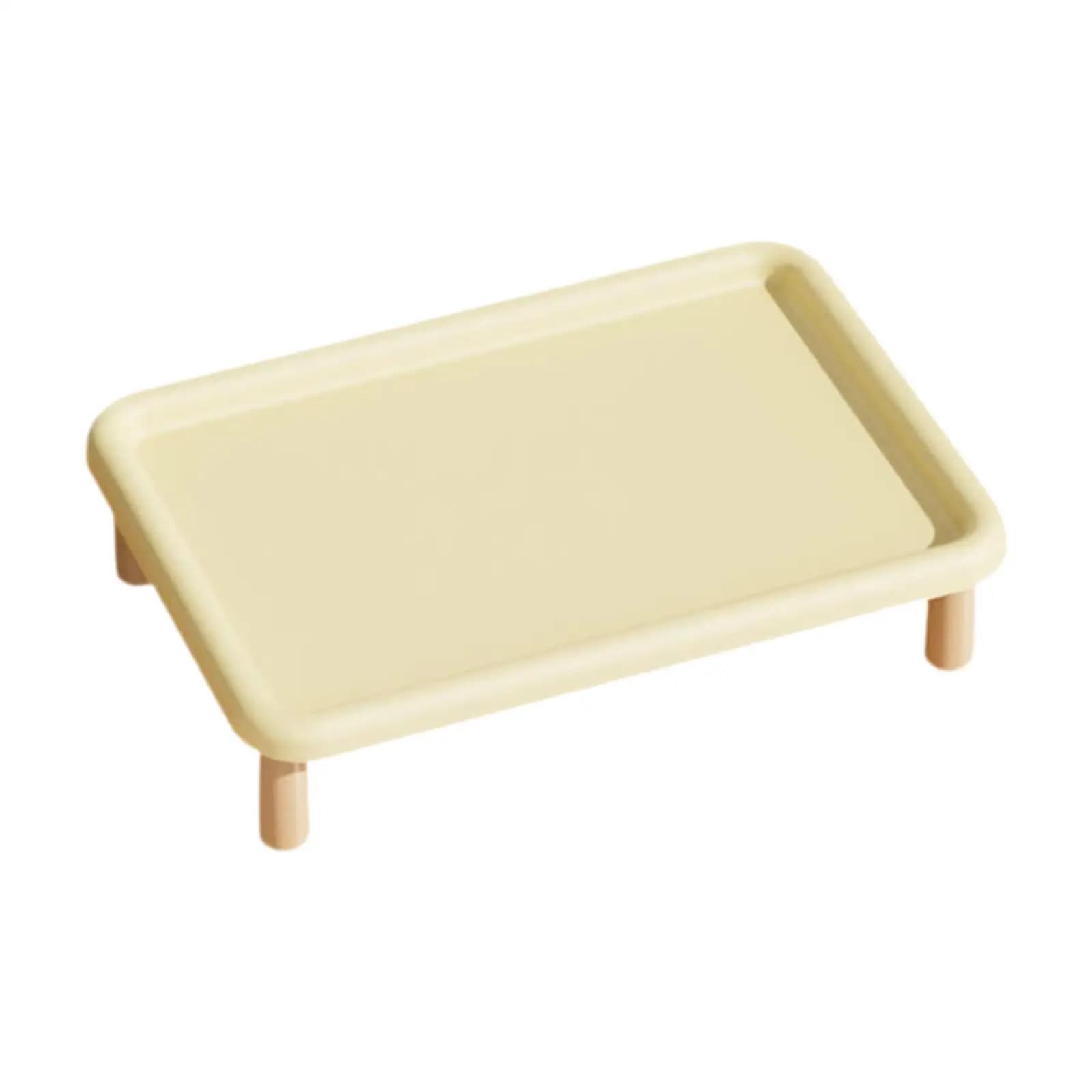 Elevated Pet Feeder Stand with Wooden Base