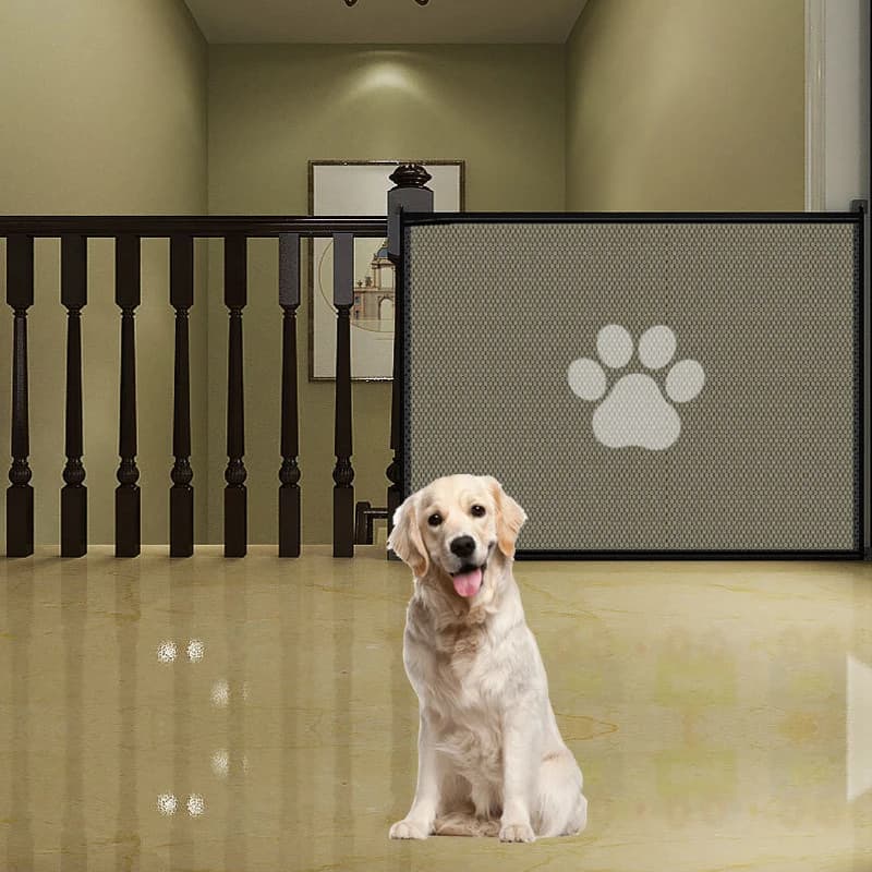 Portable Pet Safety Fence with Mesh