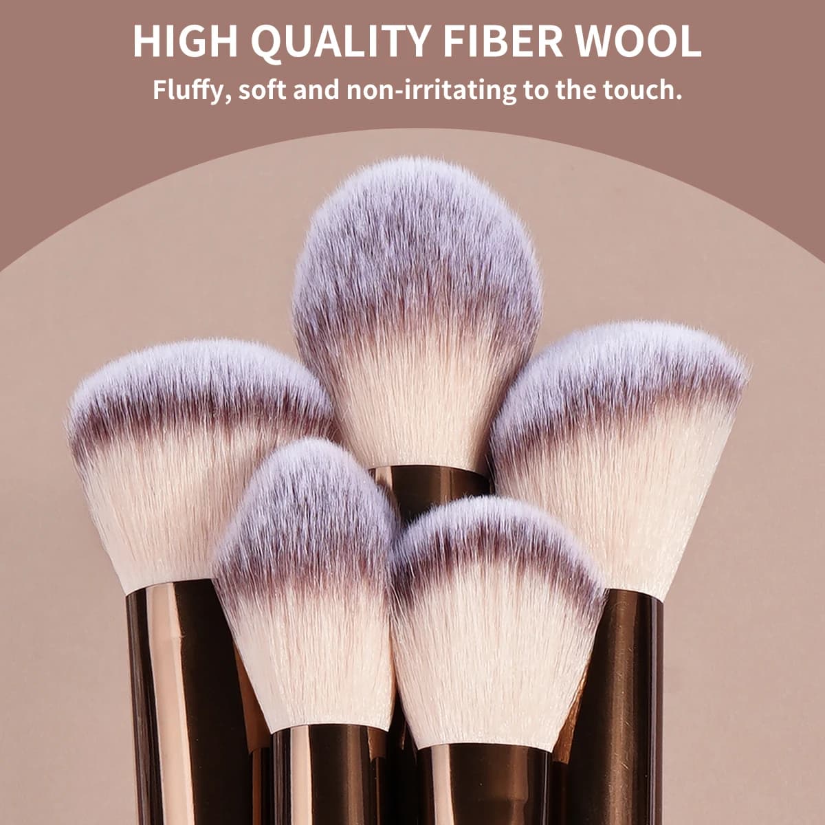 13pcs Makeup Brush Set Foundation Concealer Powder Eyeshadow Blush Brush Kabuki Blending Cosmetic Makeup Beauty Tool for Face