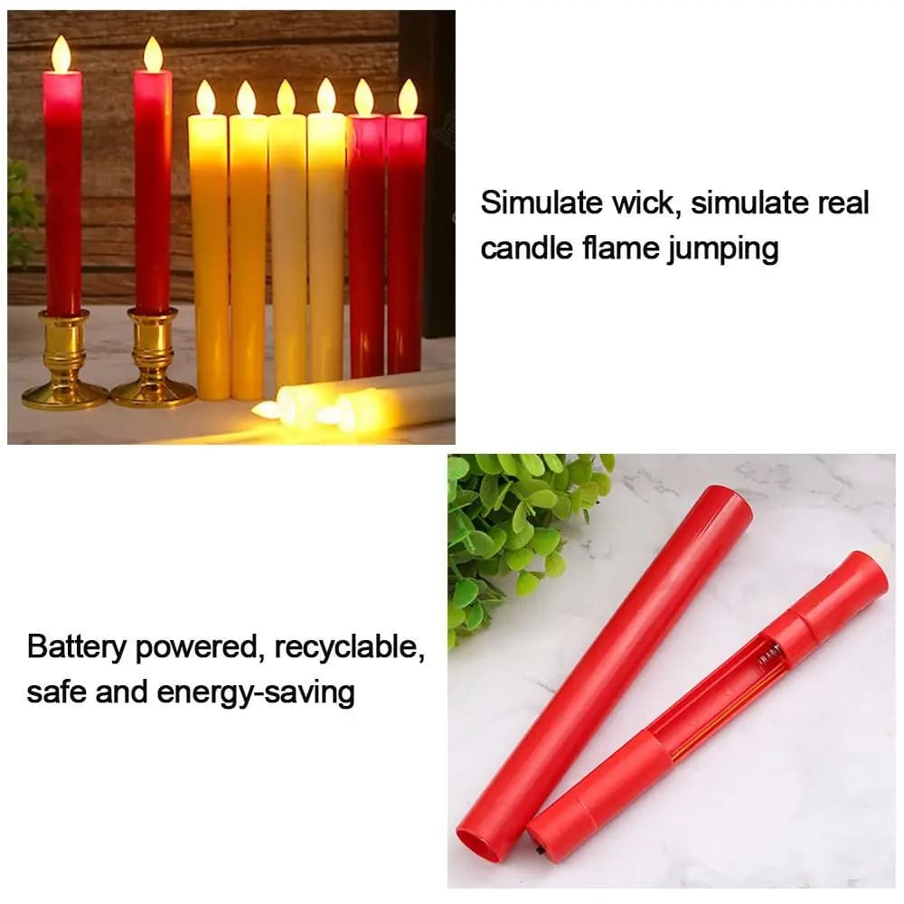 Flameless LED Taper Candles