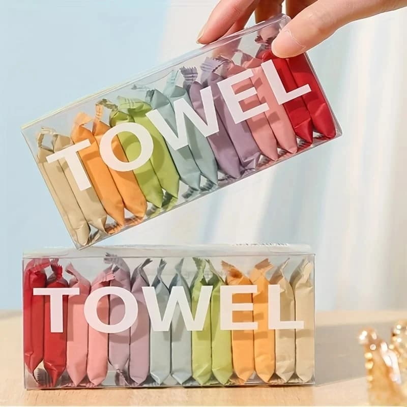 Compressed Washcloth Travel Towel Set