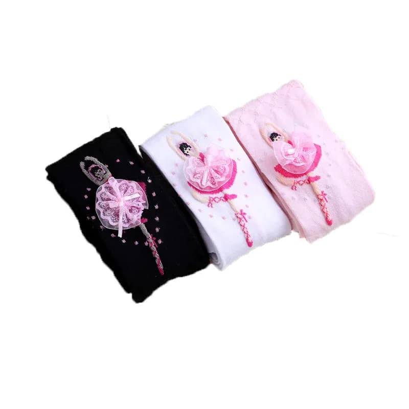 Girls Cotton Knit Tights
