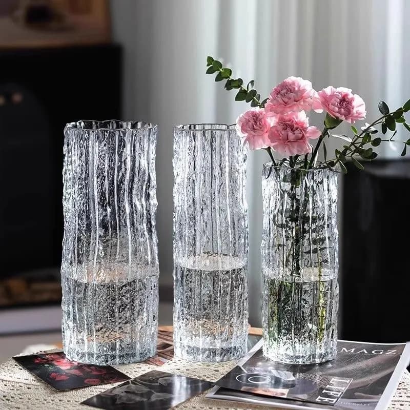 Transparent Glass Vase