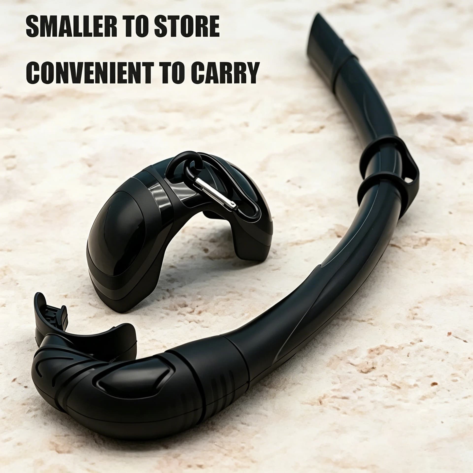 Retractable Soft Silicone Snorkel