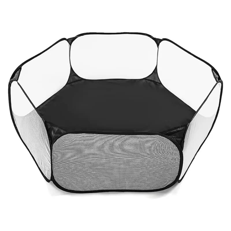 Foldable Cat Maternity Playpen Open Pet Play Transparent Pet Cage Yard Fence for Dog Cat Rabbit Guinea Pig Indoor Outdoor