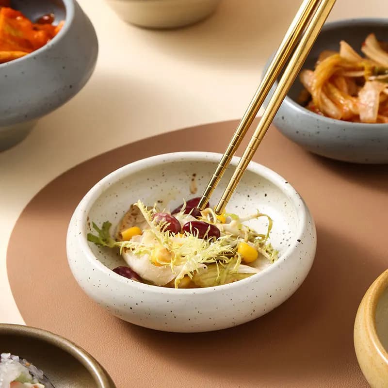 Ceramic Appetizer Dipping Bowl Set