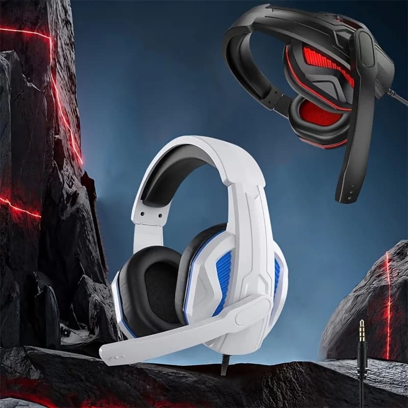 Over-the-Head Wired Headset with Noise Isolation