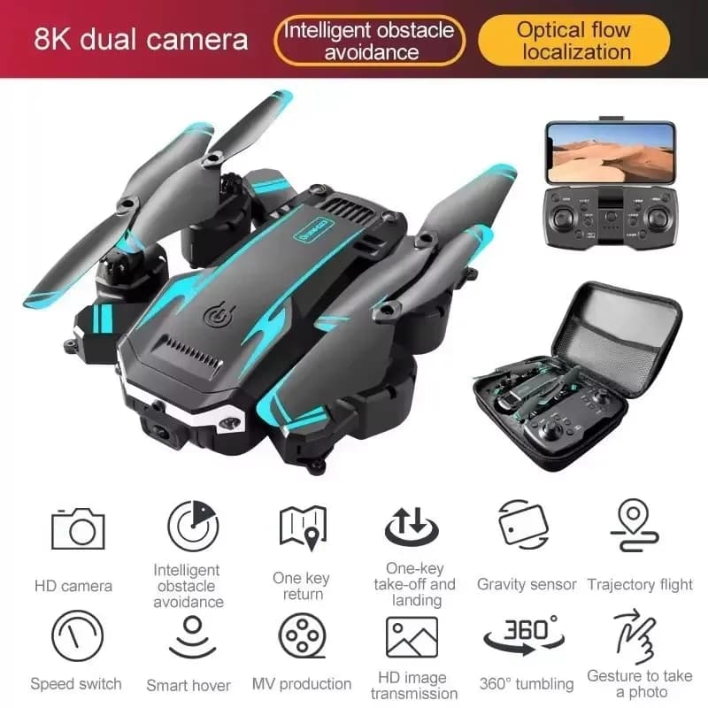 Professional Dual Camera 6K 8K Drone with GPS