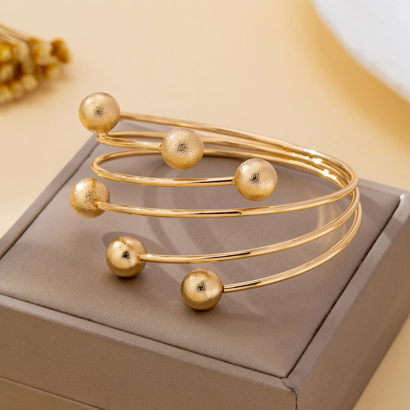 Women's Multi-Layered Ball Bracelet