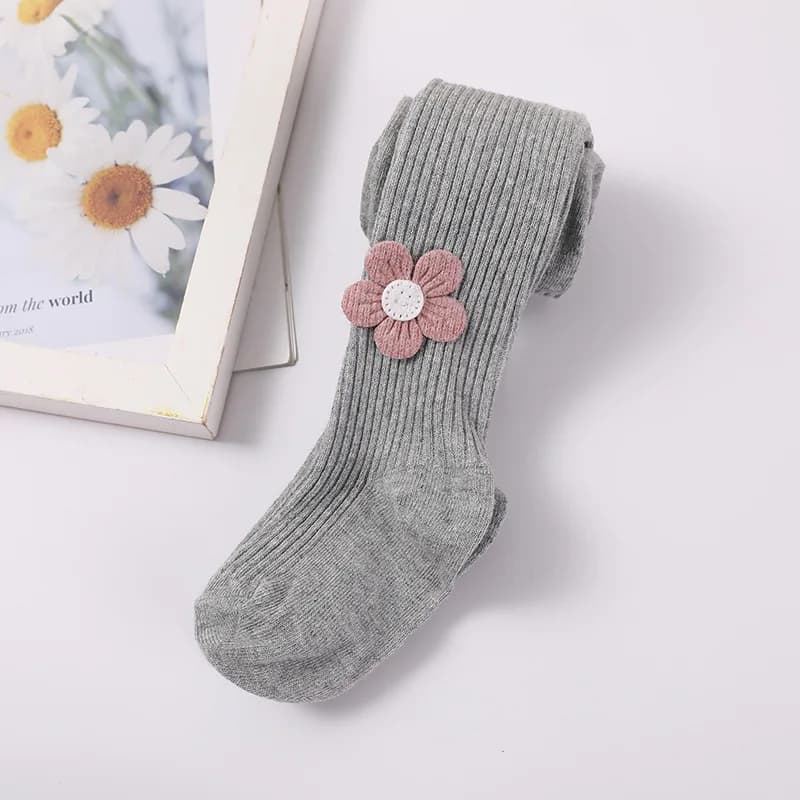 Girls Knitted Cotton Tights Open File
