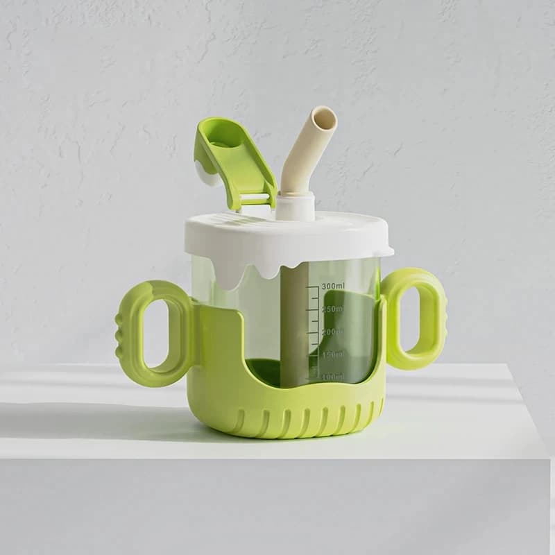 Cartoon Crocodile Sippy Cup with Handle