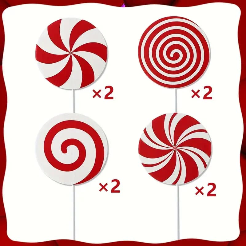 Peppermint Candy Christmas Tree Ornaments