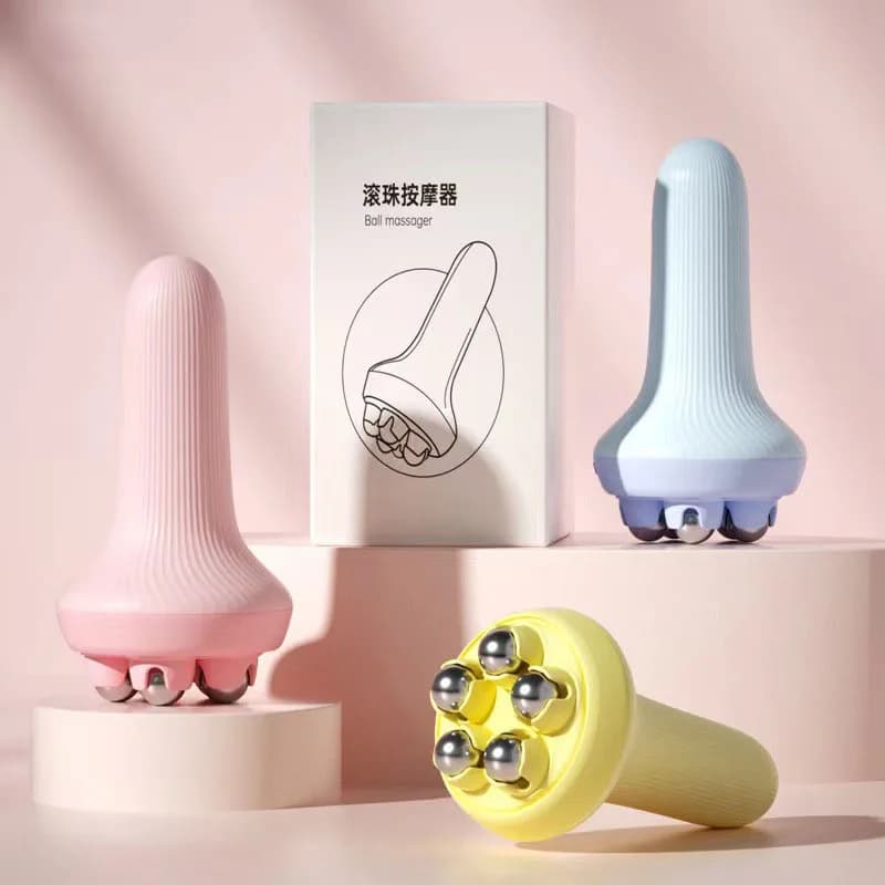 5-Bead Facial Massage Roller