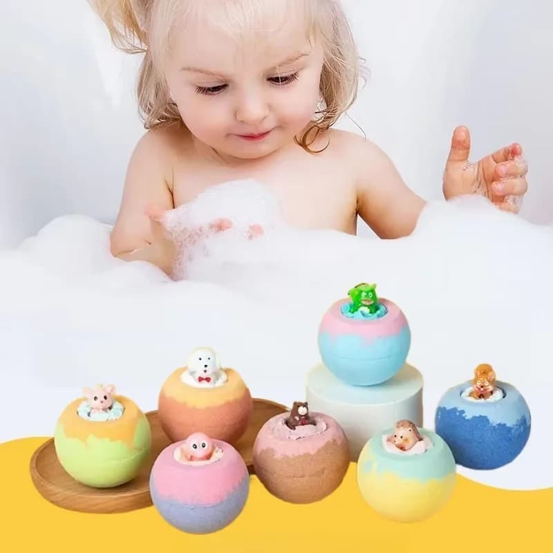 Bath Bomb with Surprise Toy for Kids