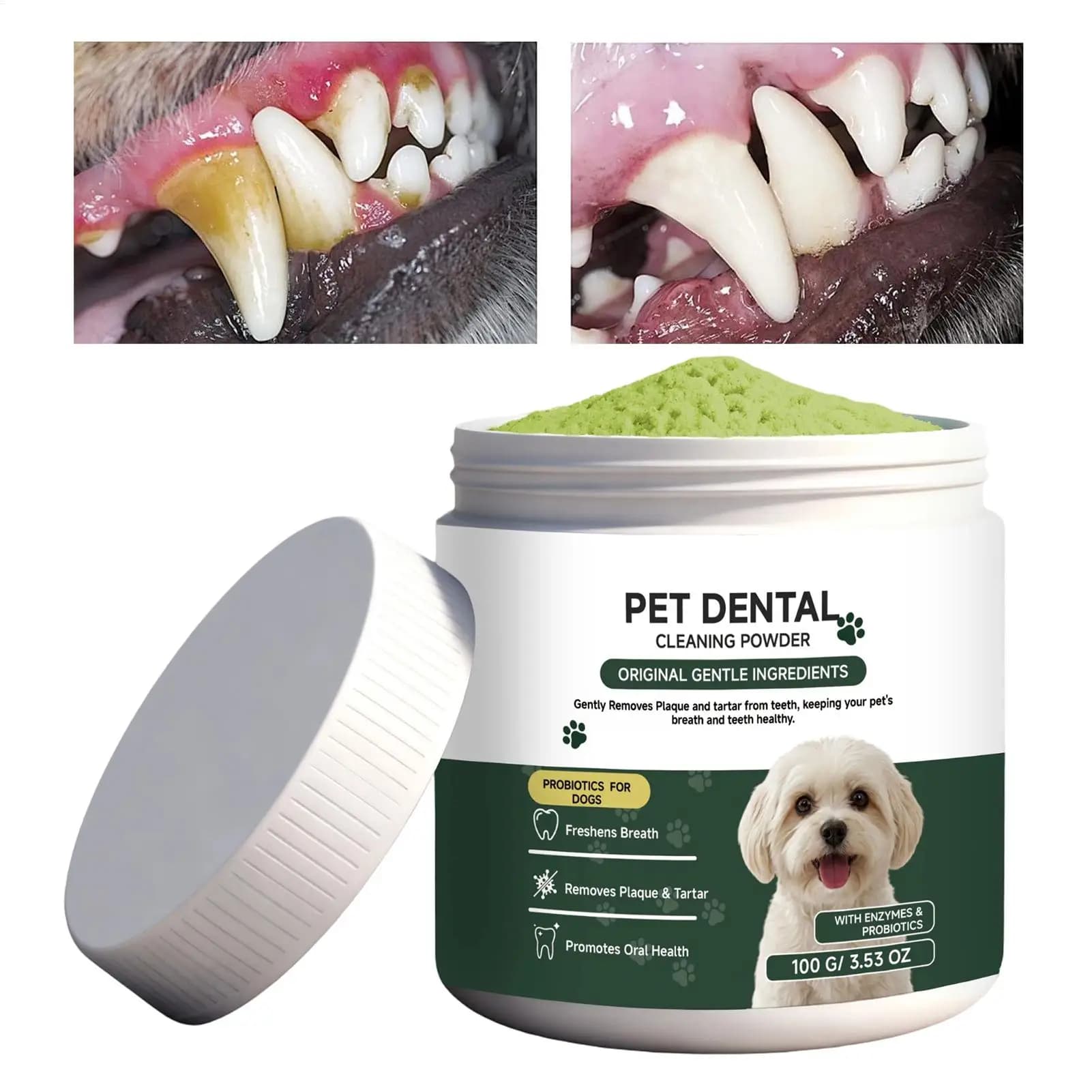Dog Tooth Powder Breath Freshener