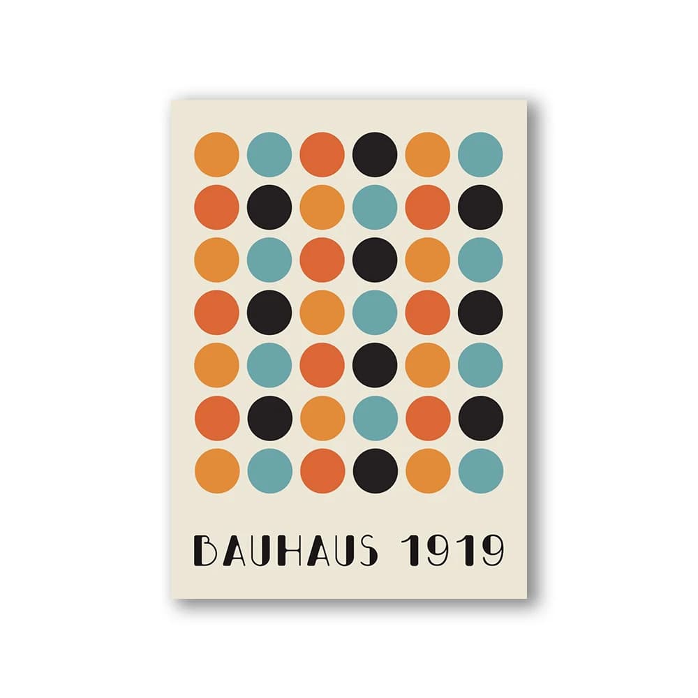 Modern Abstract Bauhaus Nordic Wall Art Poster