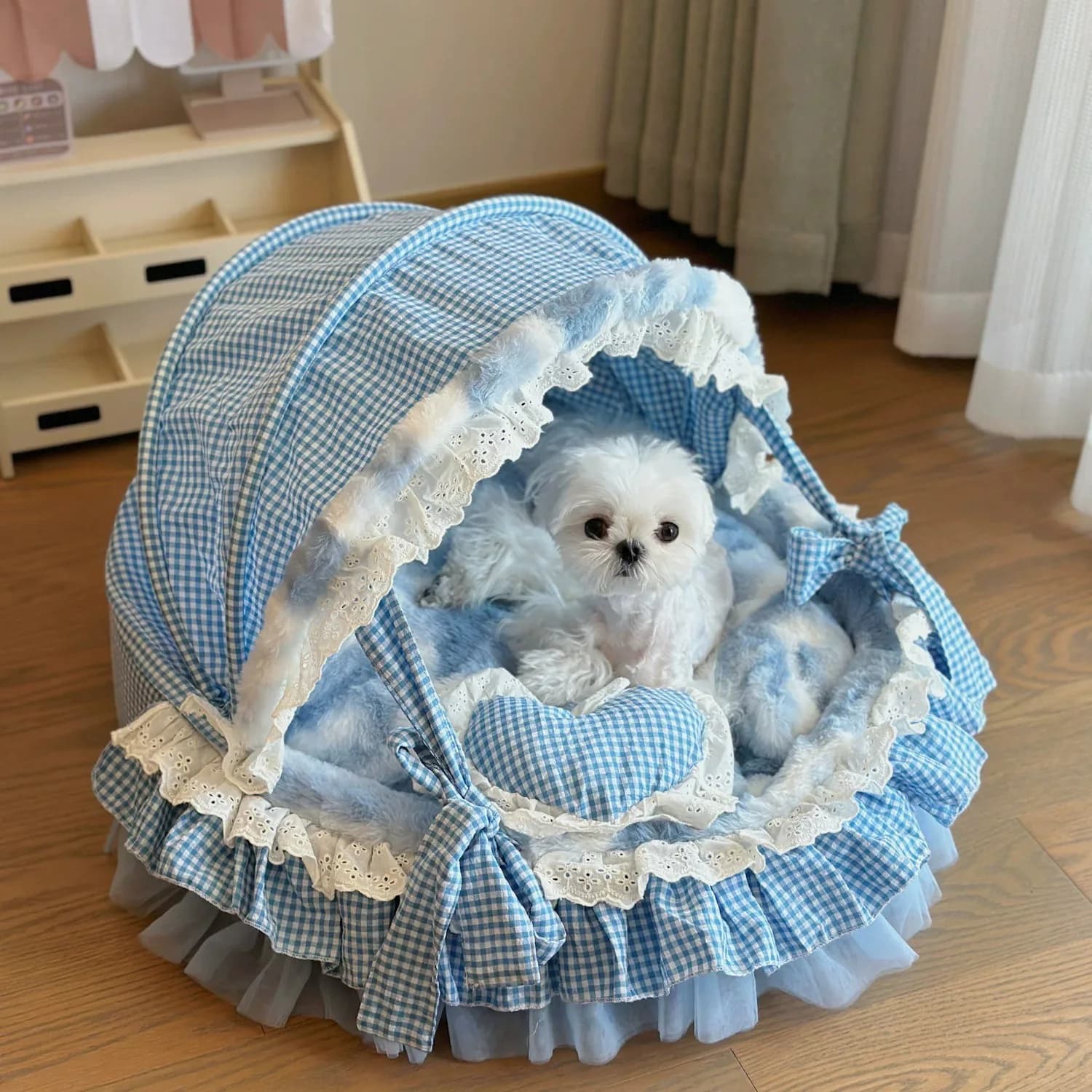 Elevated Pet Bed for Small Dogs and Cats